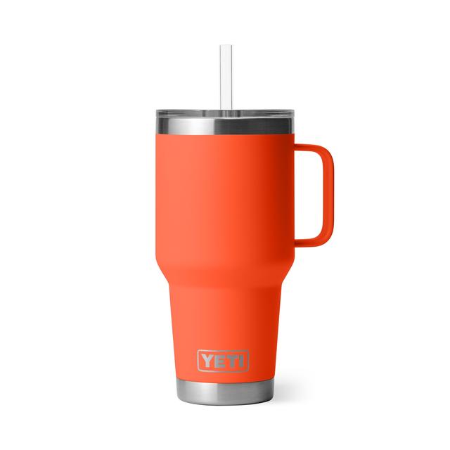 Rambler 1 L Straw Mug - Papaya