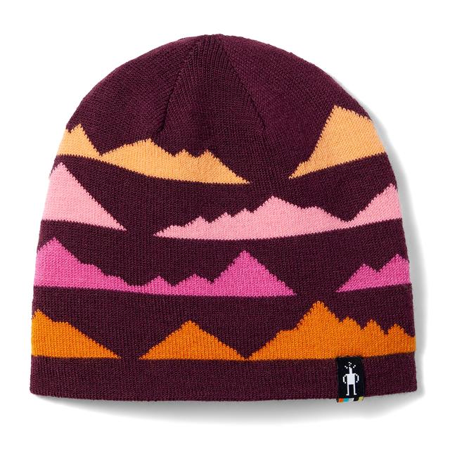 Unisex Mountain Pattern Reversible Beanie Hat