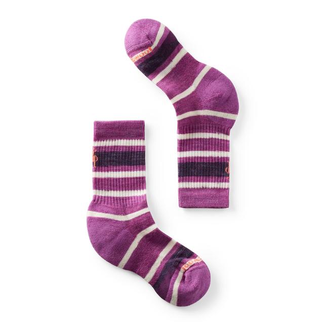 Kids' Hike Striped Crew Socks