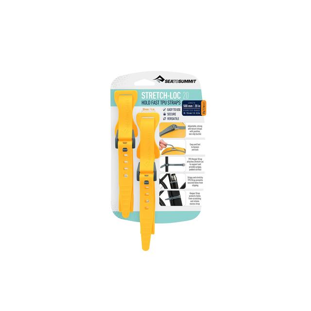 Stretch-Loc TPU Straps 20: 500 mm (20") x 20 mm (3/4") - 2 Pack