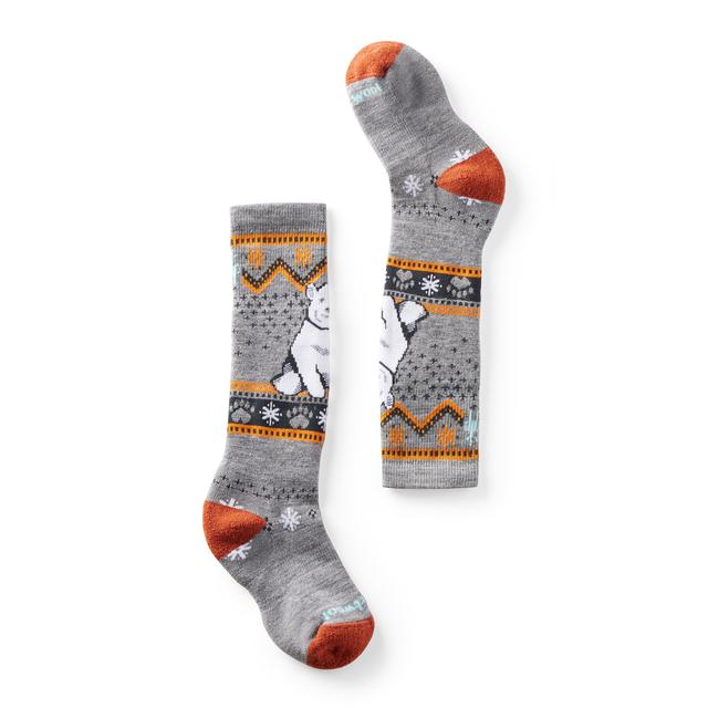 Kids' Wintersport Polar Bear Pattern Over The Calf Socks