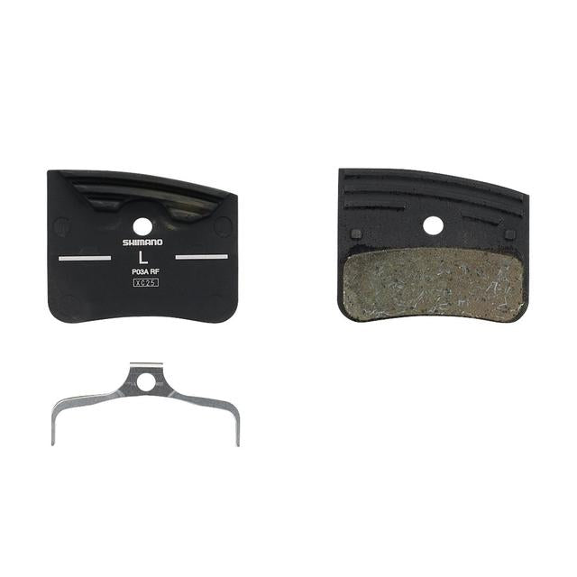 P03A-RF RESIN PAD W/FIN,W/SPRING, 1 PAIR