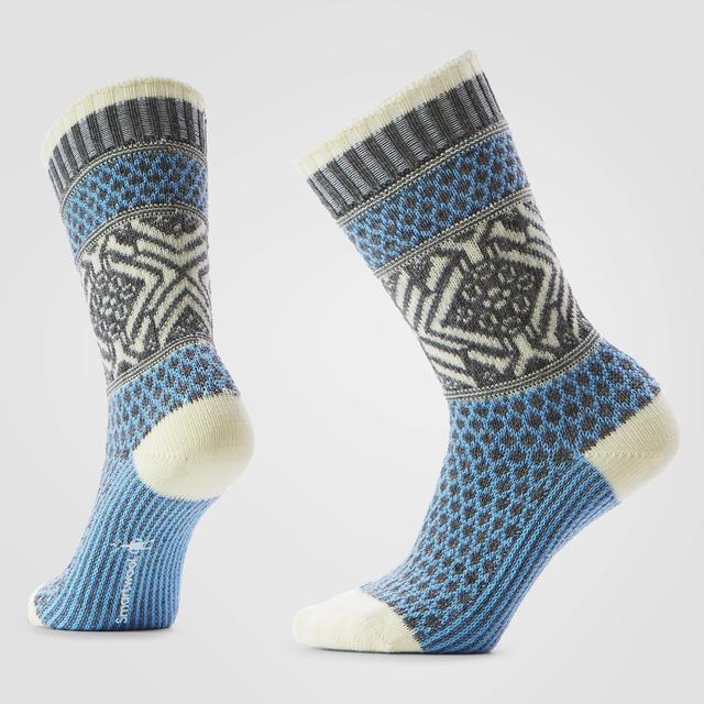 Women's Everyday Cozy Popcorn Snowflake Crew Socks