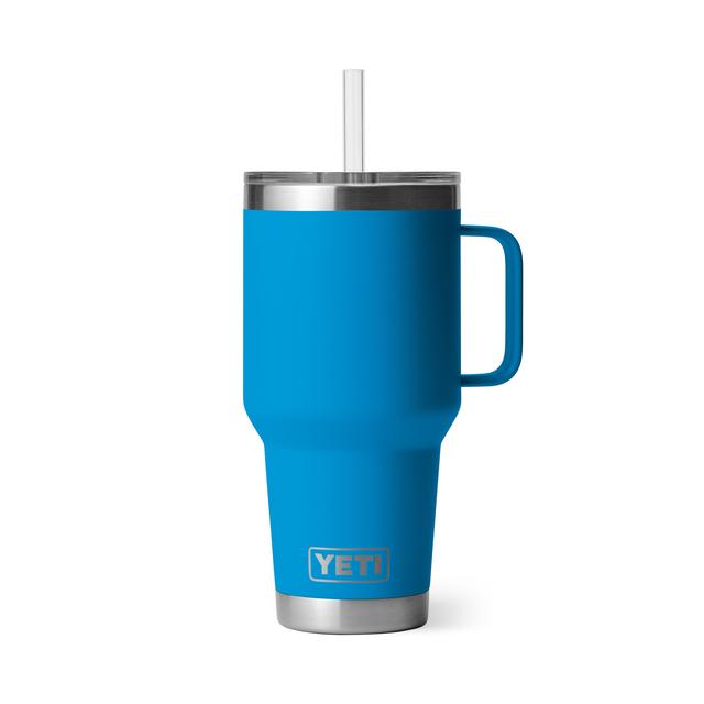 Rambler 1 L Straw Mug Big Wave Blue