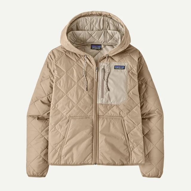 Women's Diamond Quilted Bomber Hoody