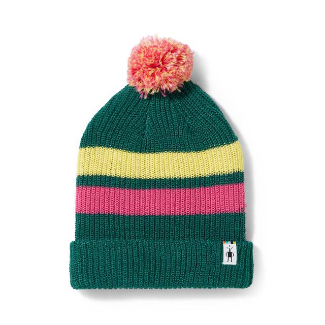 Unisex  Kids' Stripe Pom Beanie Hat
