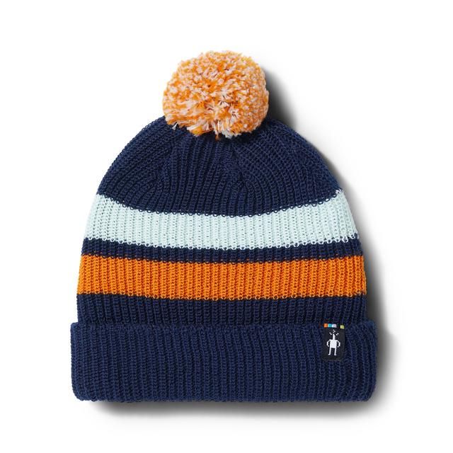 Unisex  Kids' Stripe Pom Beanie Hat