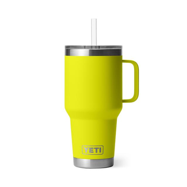 Rambler 1 L Straw Mug - Firefly Yellow