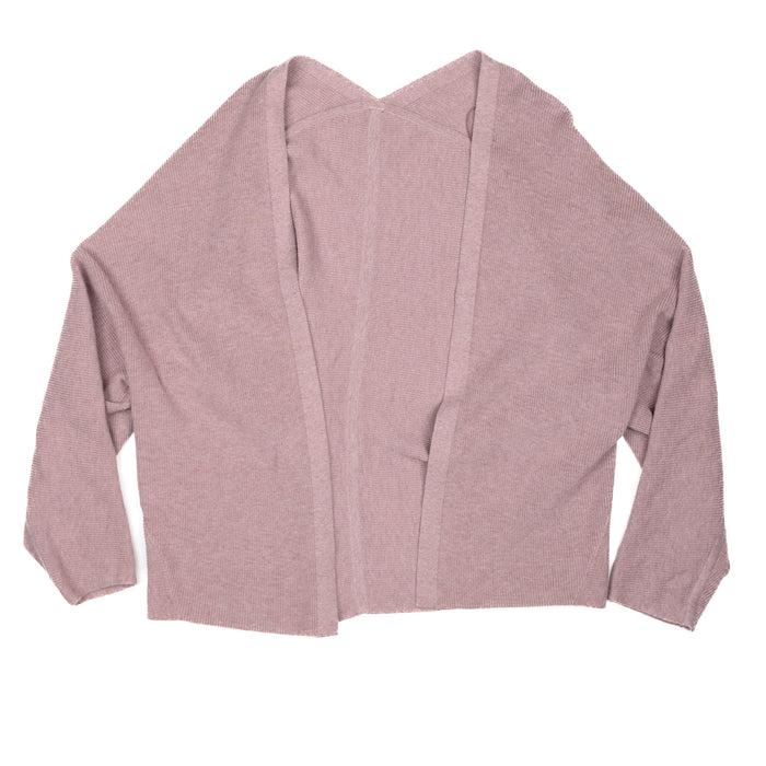 Women's Boxy Cotton-Blend Knit Wrap