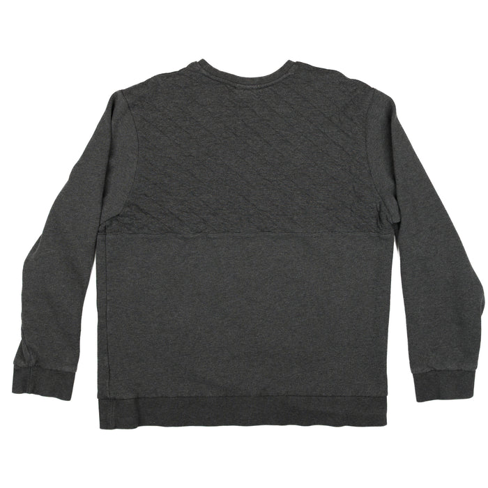 Men's Organic Cotton Quilt Crewneck Sweatshirt