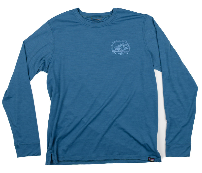 Men's Capilene Cool Merino Blend Graphic Long Sleeve Shirt