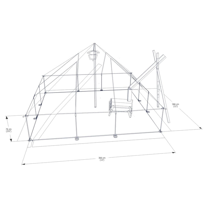 Rental Winter Hot Tents