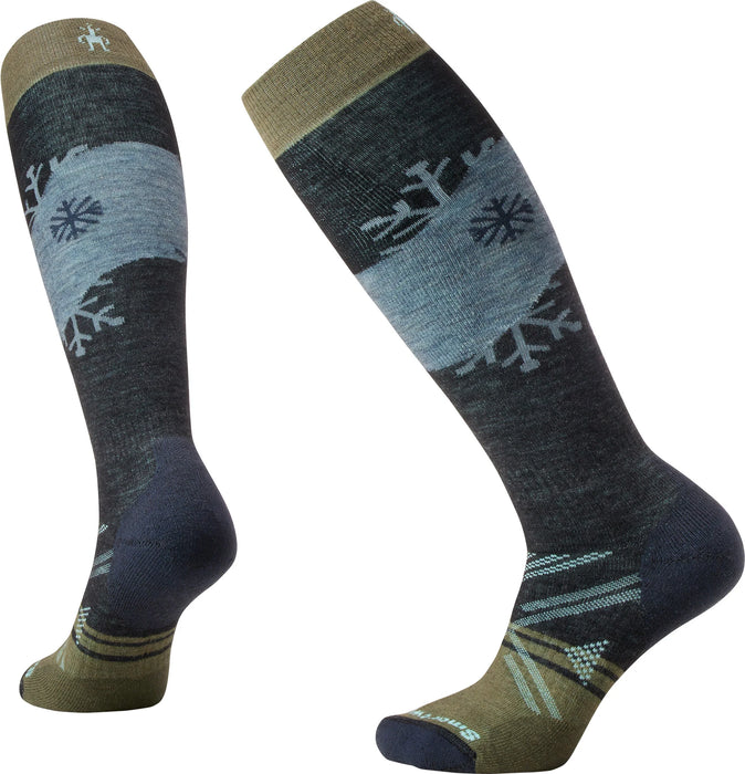 Women's Ski Pattern Over The Calf Socks