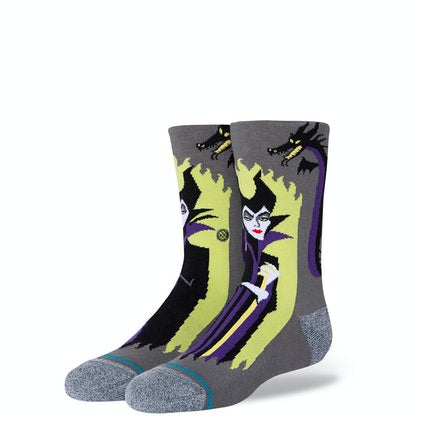 DISNEY MALEFICENT KIDS CREW SOCKS