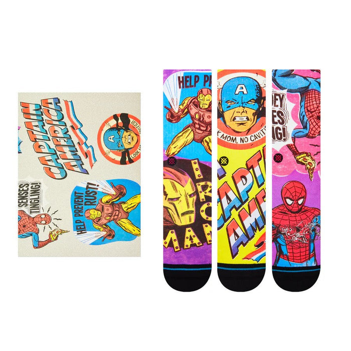 Marvel x Stance Crew Socks Box Set