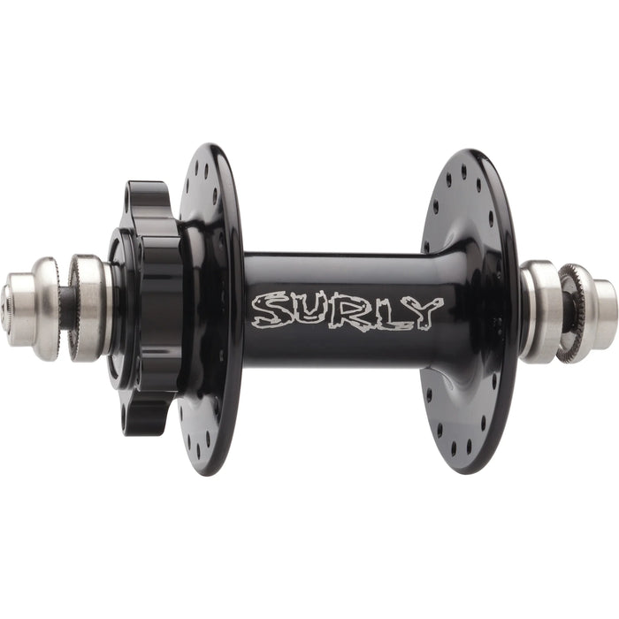 Surly Ultra New Hub Front - Black, 6-Bolt, 46h - 100mm O.LD.