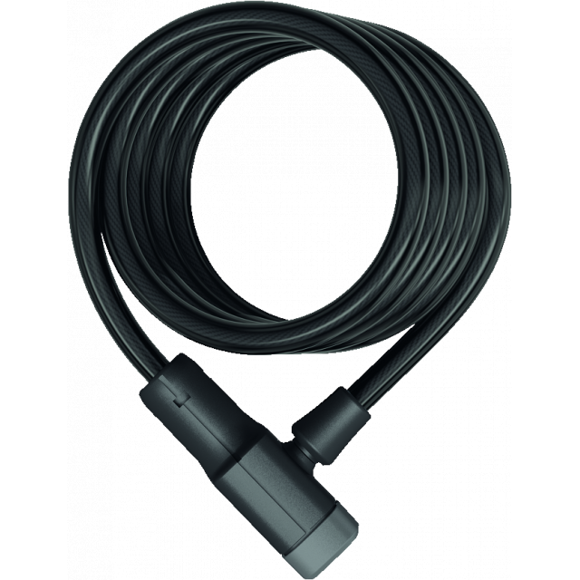 Cable Locks - 5 Series Numerino Keyed Coil 5510K/180/10 Black Scmu