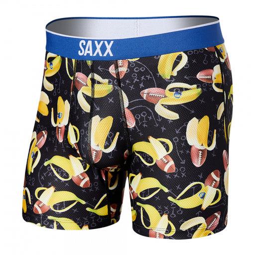 SAXX Ultra 2 Pack Stretch Boxer Briefs - Men's Boxers in Holiday Spirits  Black