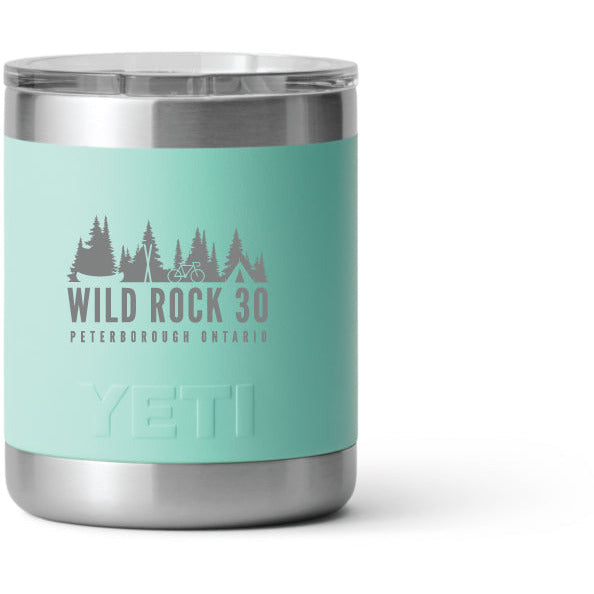 Wild Rock Yeti 30th Rambler Lowball 10oz with magslider lid