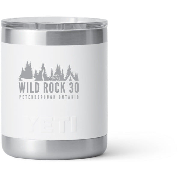 Wild Rock Yeti 30th Rambler Lowball 10oz with magslider lid